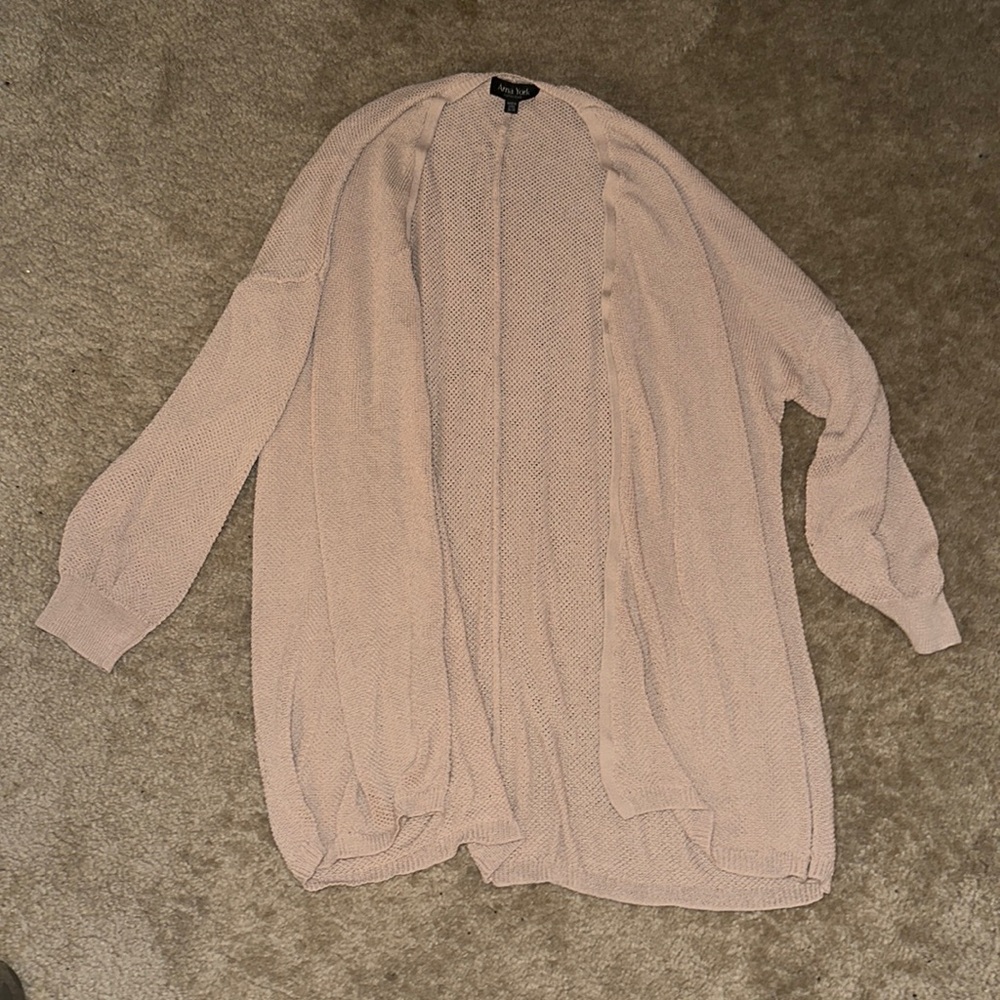 Arna York Tan Sweater Cardigan